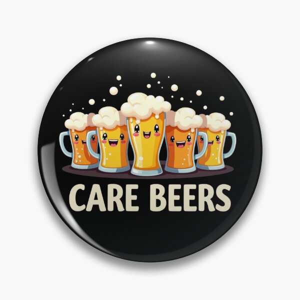 Item preview, Funny “Care Beers” Cartoon Beer Glasses Design designed and sold by haitrieuic96.