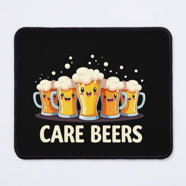 Item preview, Funny “Care Beers” Cartoon Beer Glasses Design designed and sold by haitrieuic96.