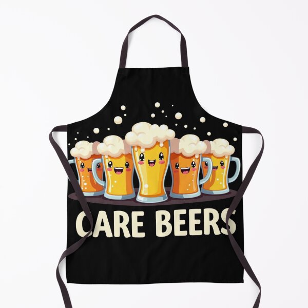 Item preview, Funny “Care Beers” Cartoon Beer Glasses Design designed and sold by haitrieuic96.