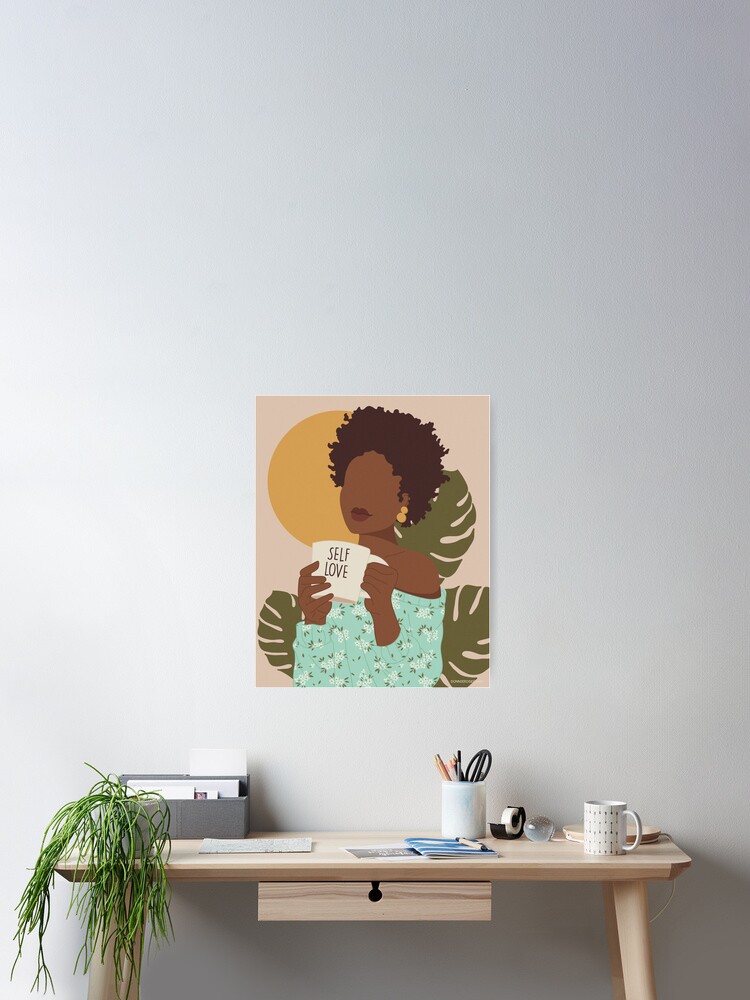 Thumbnail 2 of 3, Poster, Self Love designed and sold by Donnierogersart.