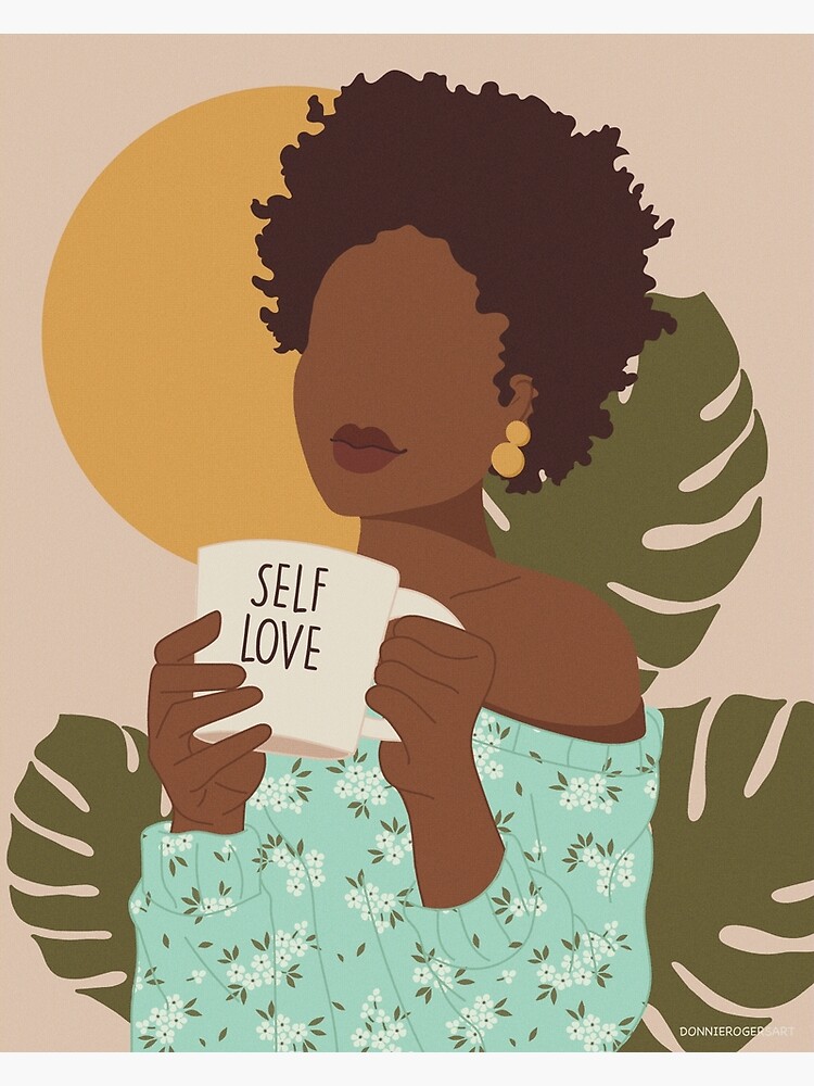 Thumbnail 3 of 3, Poster, Self Love designed and sold by Donnierogersart.