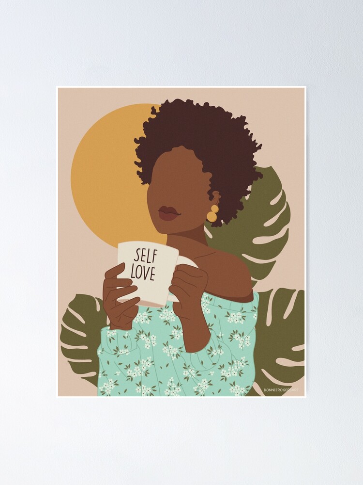 Thumbnail 1 of 3, Poster, Self Love designed and sold by Donnierogersart.