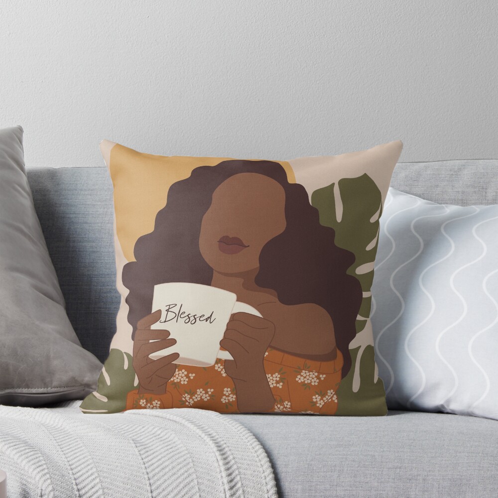 Item preview, Throw Pillow designed and sold by Donnierogersart.