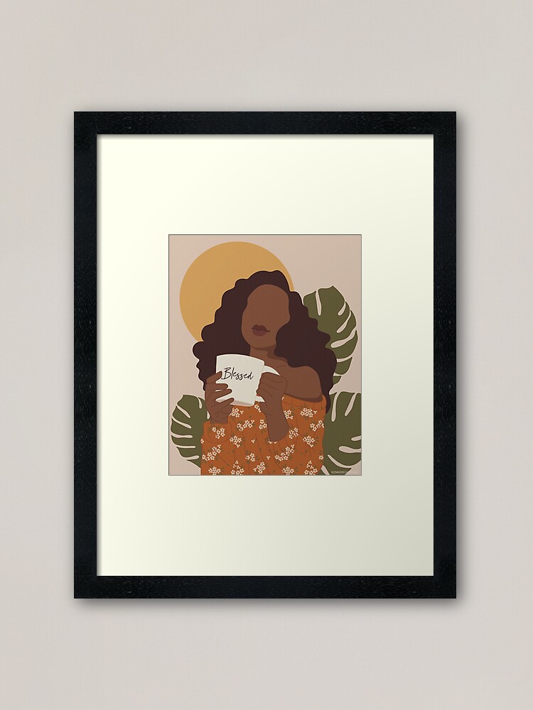 Thumbnail 1 of 7, Framed Art Print, Blessed designed and sold by Donnierogersart.