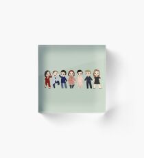 Once Upon A Time Cast Acrylic Block