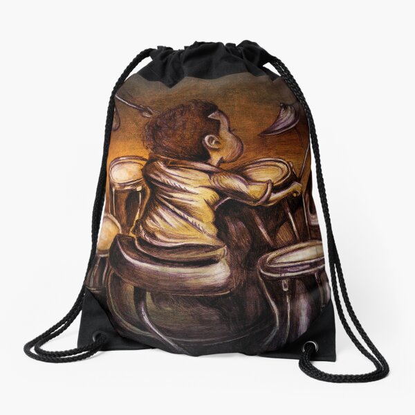 Drummer Boy Drawstring Bag