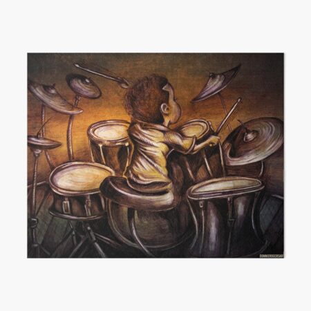 Drummer Boy Art Board Print