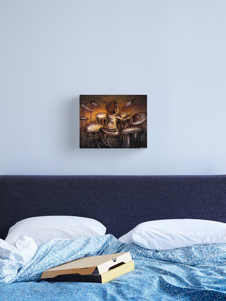 Thumbnail 2 of 3, Canvas Print, Drummer Boy designed and sold by Donnierogersart.