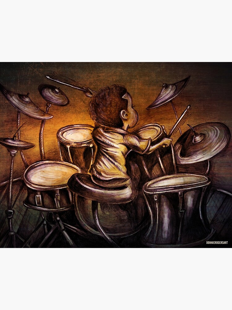 Thumbnail 3 of 3, Poster, Drummer Boy designed and sold by Donnierogersart.