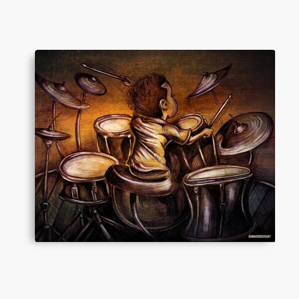 Drummer Boy Canvas Print