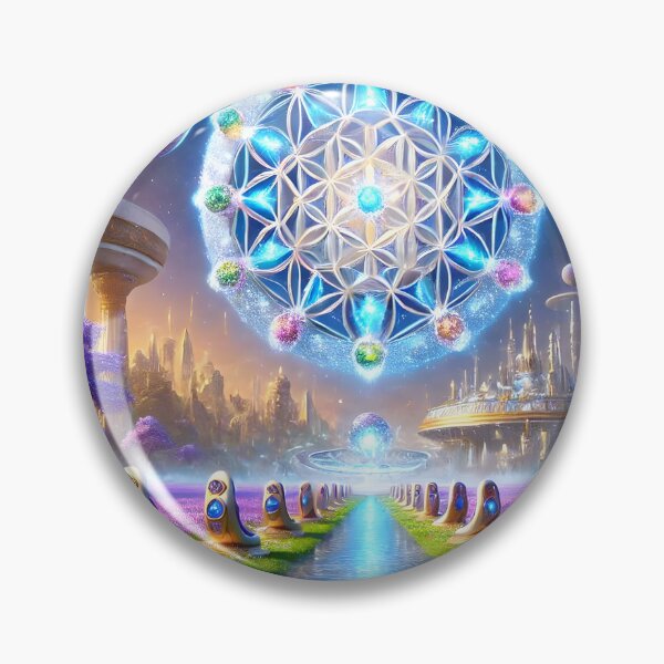 Item preview, Stargate of the enchanted chakra wheel of the planet Osirizyah 003L6P241TH9 designed and sold by OsirizyahDesign.