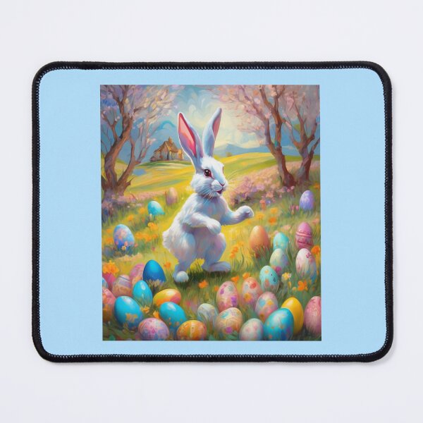 Item preview, "Whimsical Easter Bunny: A Dreamy Spring Fantasy" designed and sold by Artisticanvas.