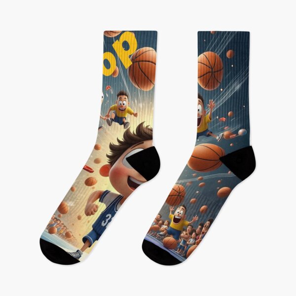Item preview, Hoop Dreams Basketball Cartoon Art  designed and sold by nhk999.