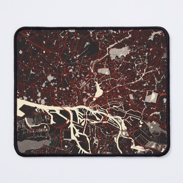 Item preview, Hamburg City Map Germany - Vector designed and sold by deMAP.