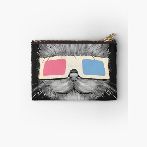 Item preview, 3D Whiskers - Retro Cat with a Stereoscopic Twist designed and sold by AdyKurniawan.