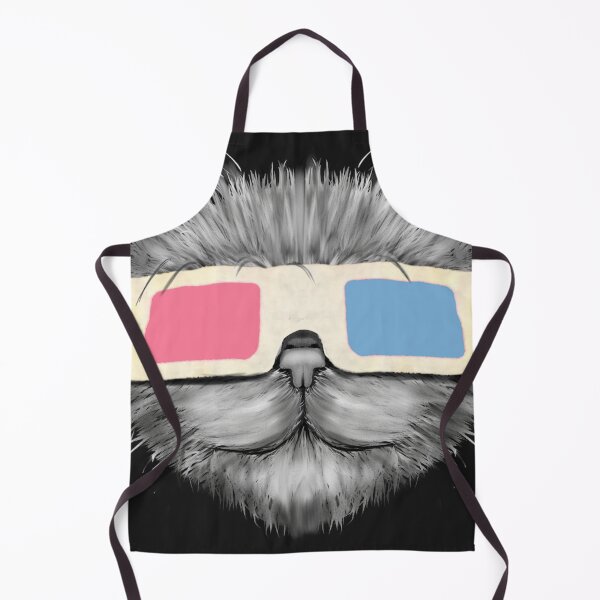 Item preview, 3D Whiskers - Retro Cat with a Stereoscopic Twist designed and sold by AdyKurniawan.