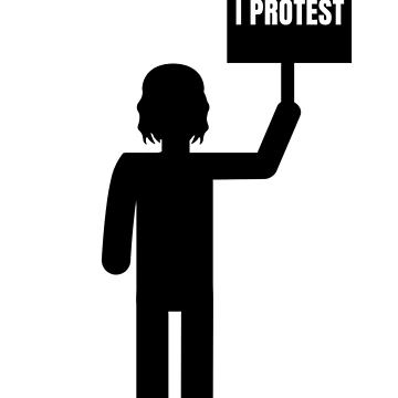 Artwork thumbnail, I protest by Rachel the Artist