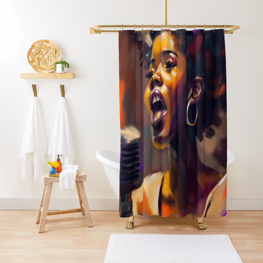 Item preview, Shower Curtain designed and sold by Donnierogersart.