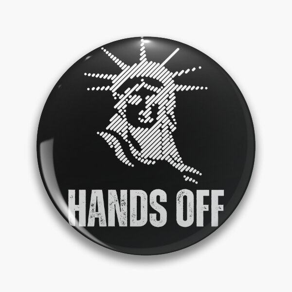 Item preview, Hands off  protest and  resist save America 50/50 1 2025 designed and sold by erozzz.