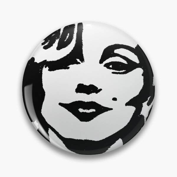 Item preview, Norma Jeane black and white acrylic  designed and sold by Chad's Fresh Art.