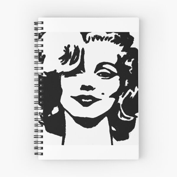 Item preview, Norma Jeane black and white acrylic  designed and sold by Chad's Fresh Art.