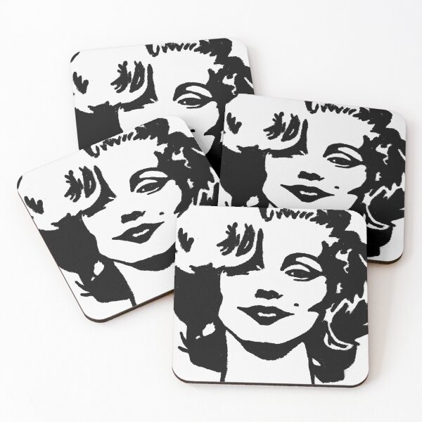 Item preview, Norma Jeane black and white acrylic  designed and sold by Chad's Fresh Art.