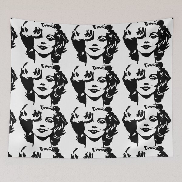 Item preview, Norma Jeane black and white acrylic  designed and sold by Chad's Fresh Art.