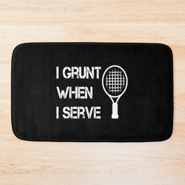 Item preview, I Grunt When I Serve - Funny Tennis Quote Design designed and sold by miaa-artistshop.