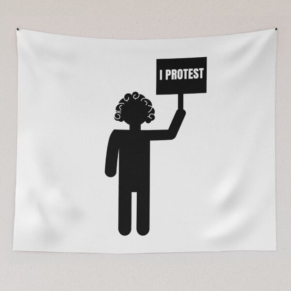 Item preview, I protest  designed and sold by Rachel the Artist .