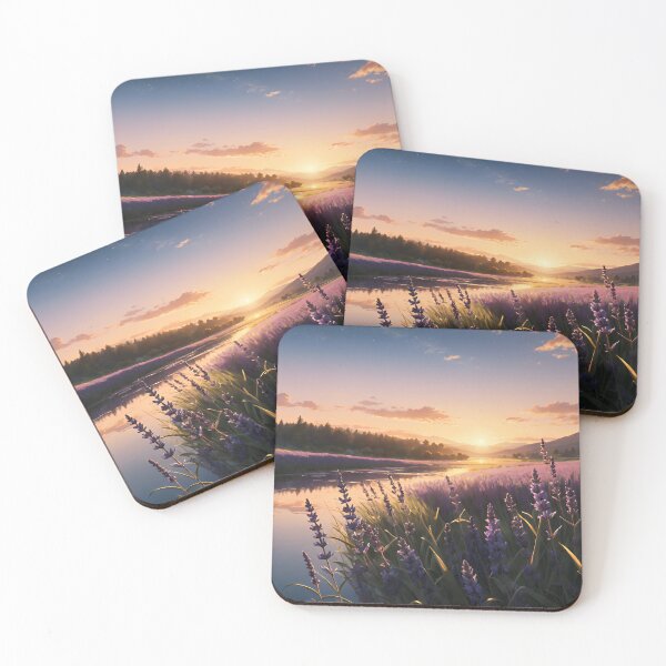 Item preview, Peaceful Lavender Fields designed and sold by NeoHues.