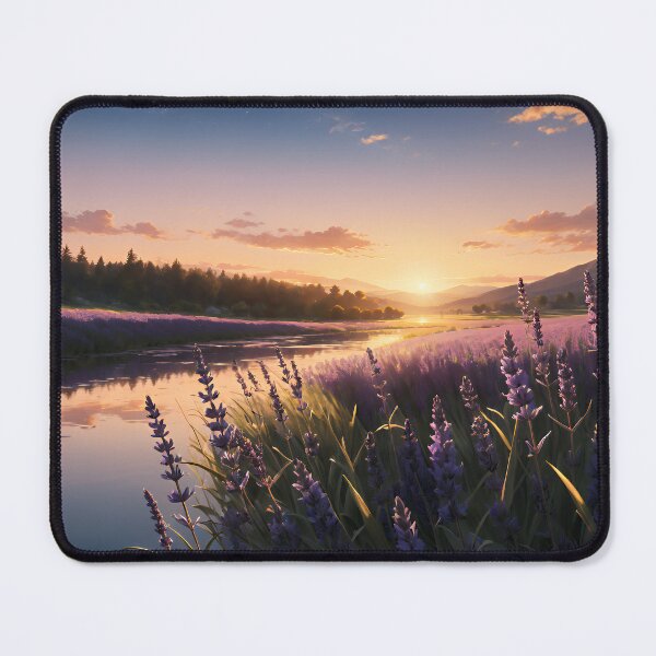 Item preview, Peaceful Lavender Fields designed and sold by NeoHues.