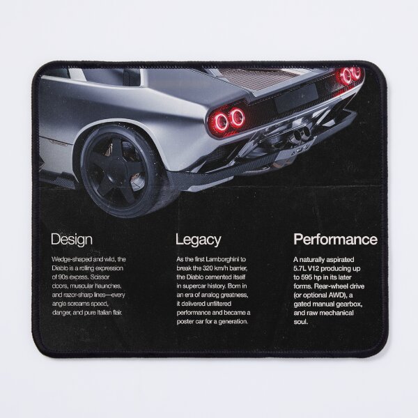 Item preview, Lamborghini Diablo Magazine designed and sold by aliigal.