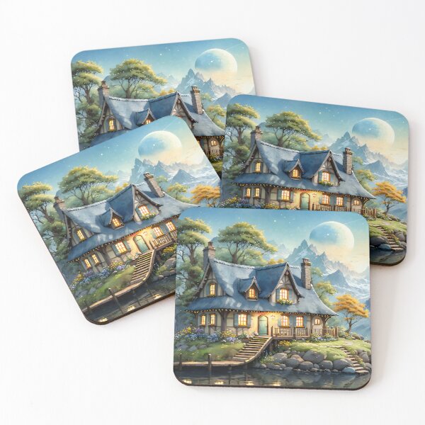 Item preview, Dreamscape Island Cottage designed and sold by NeoHues.