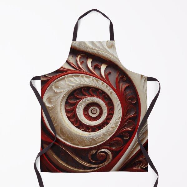 Item preview, Abstract Spiral Red and White Spiral designed and sold by Vicky Brago-Mitchell®.