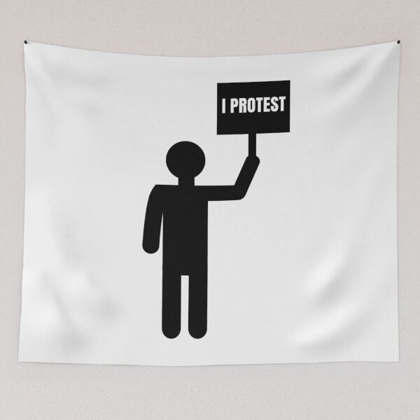 Item preview, I protest  designed and sold by Rachel the Artist .