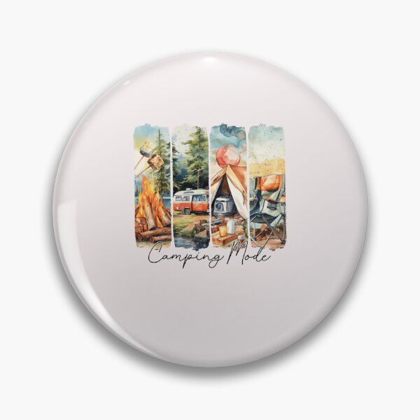 Item preview, Camping Mode Retro Summer Outdoor Lover Adventure Camping designed and sold by diyoor.