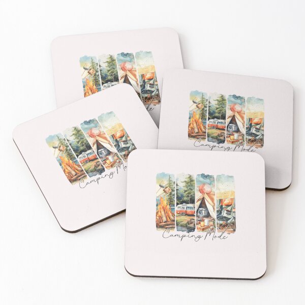 Item preview, Camping Mode Retro Summer Outdoor Lover Adventure Camping designed and sold by diyoor.