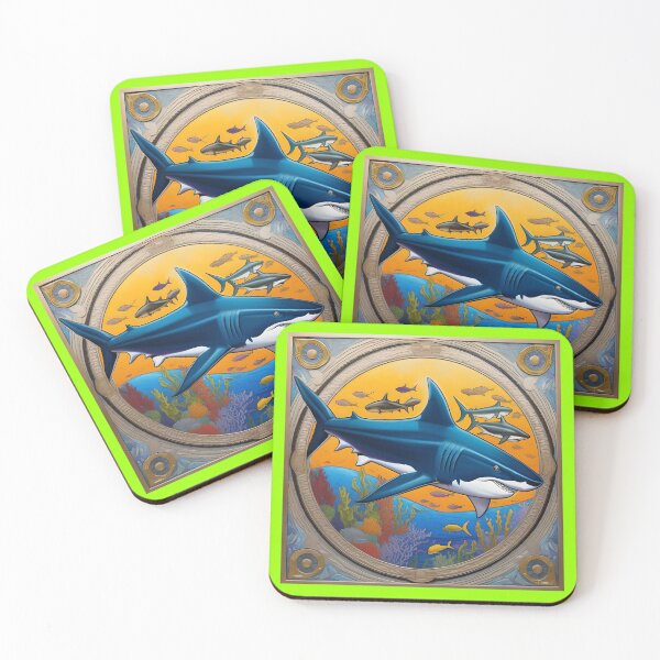 Item preview, SHARKS (#99FF00) designed and sold by Marlon Oseguera.