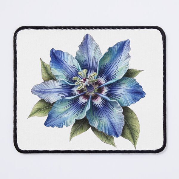 Item preview, blue passion flower designed and sold by bvdesignart.