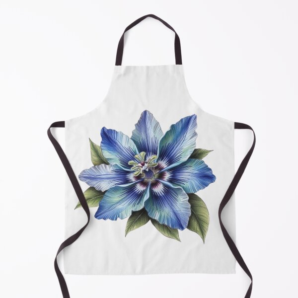 Item preview, blue passion flower designed and sold by bvdesignart.