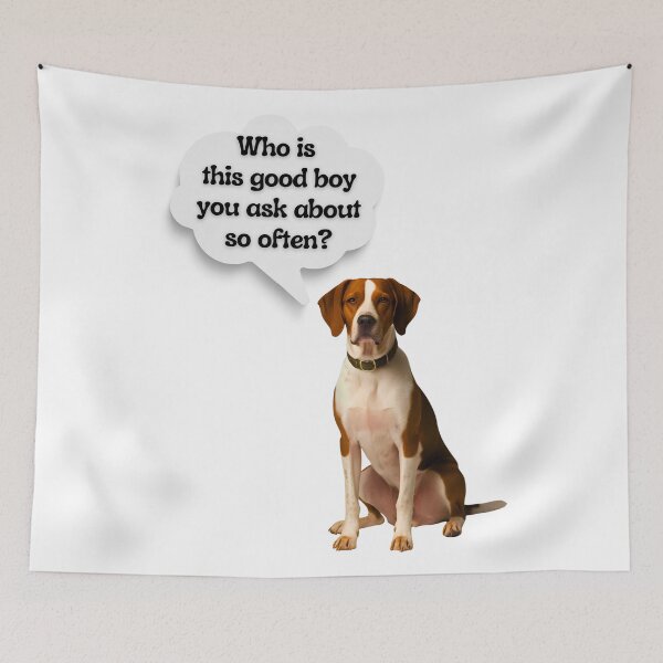 Item preview, Brittany Spaniel Good Boy – Funny Dog Thought Bubble Art designed and sold by Fredster1966.