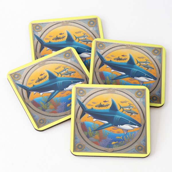 Item preview, SHARKS (#FFFF66) designed and sold by Marlon Oseguera.