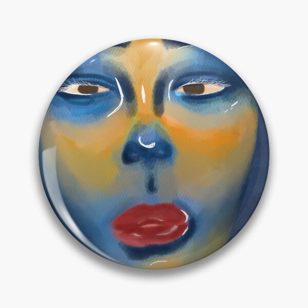 Item preview, Watercolor face designed and sold by mknuth1.