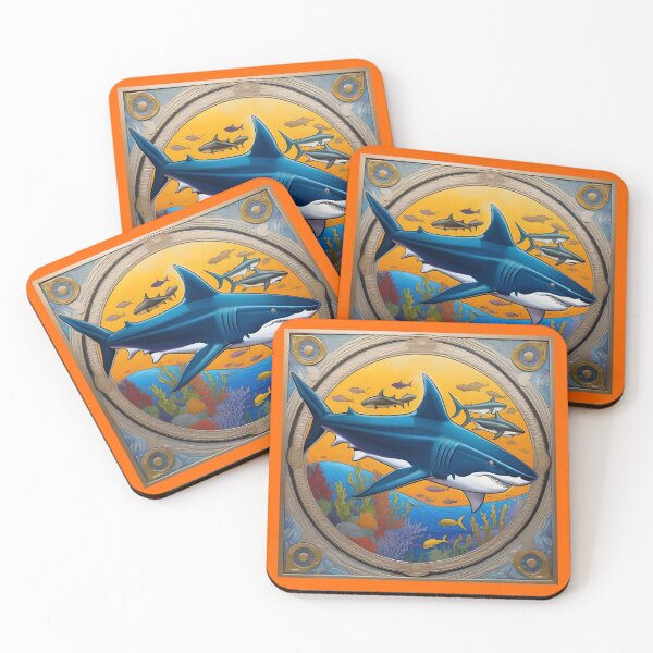 Item preview, SHARKS (#FF6600) designed and sold by Marlon Oseguera.