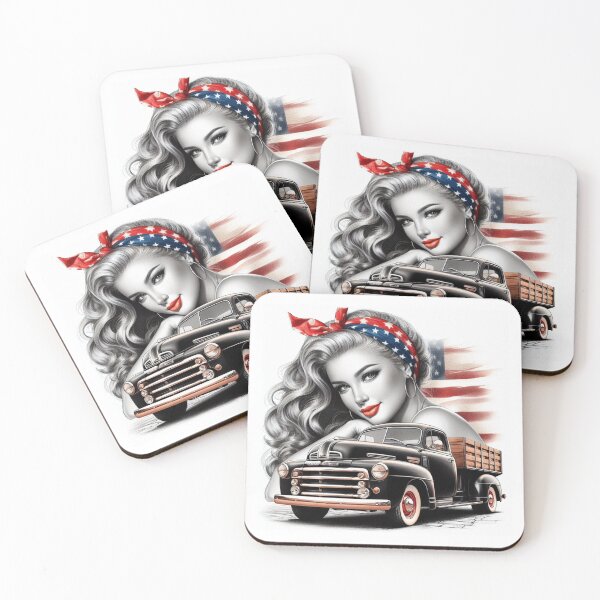 Item preview, "Retro Glamour: Charm and Audacity of Pin-Ups” designed and sold by CHRIST5000.