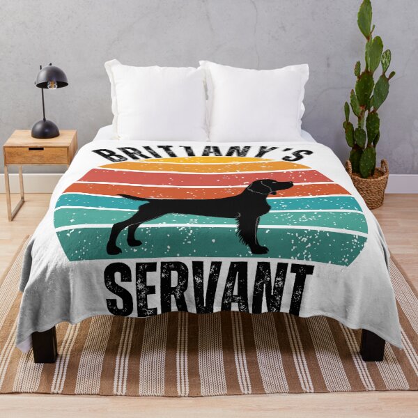 Item preview, Brittany’s Servant – Vintage Sunset Silhouette Dog Lover Design designed and sold by Fredster1966.