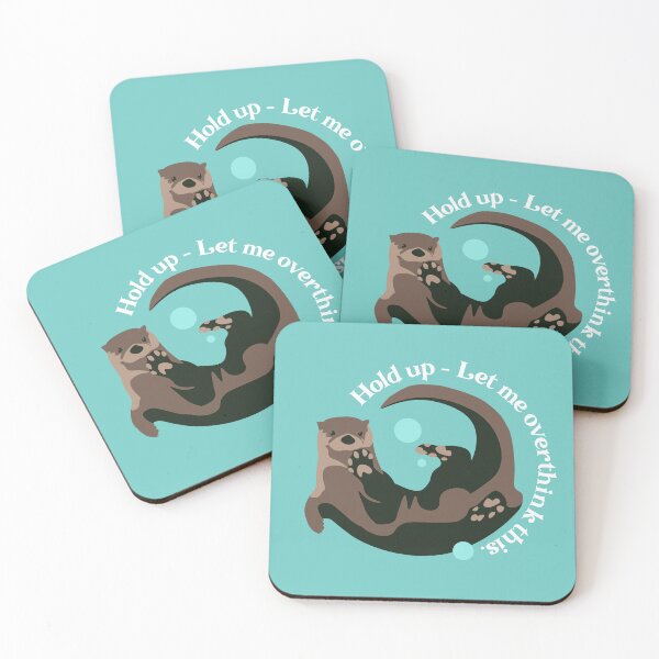 Item preview, Overthinking Otter designed and sold by AlyCastelluccio.