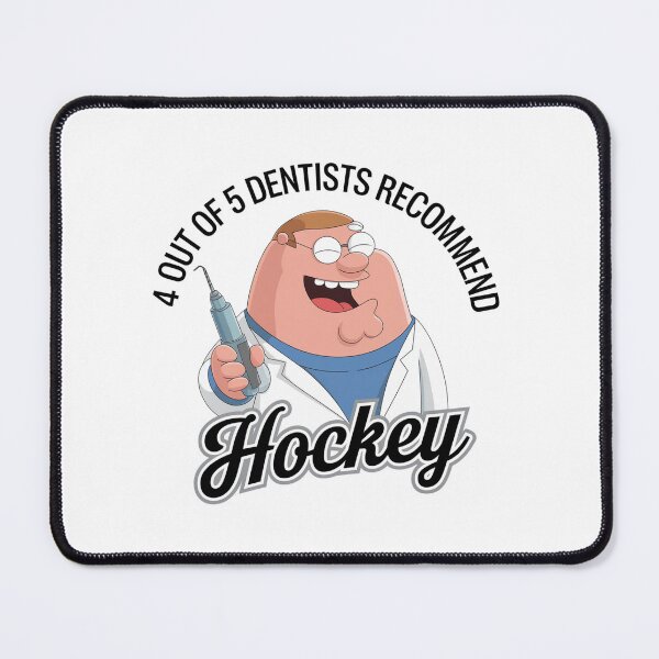 Item preview, dentist recommends, hockey, dentist, dental, funnyfits70, Humor, Funny, retro, vintages, funny quotes, animal humor, designed and sold by FunnyFits70.
