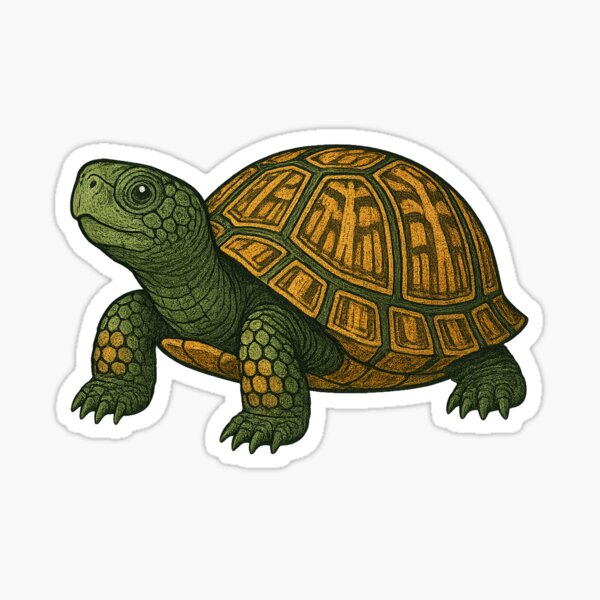 Box Turtle Sticker