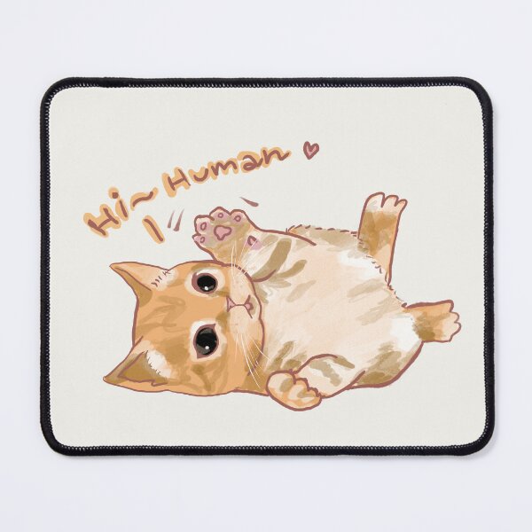 Item preview, Cute Cat - "Hi human" designed and sold by Napadraw.